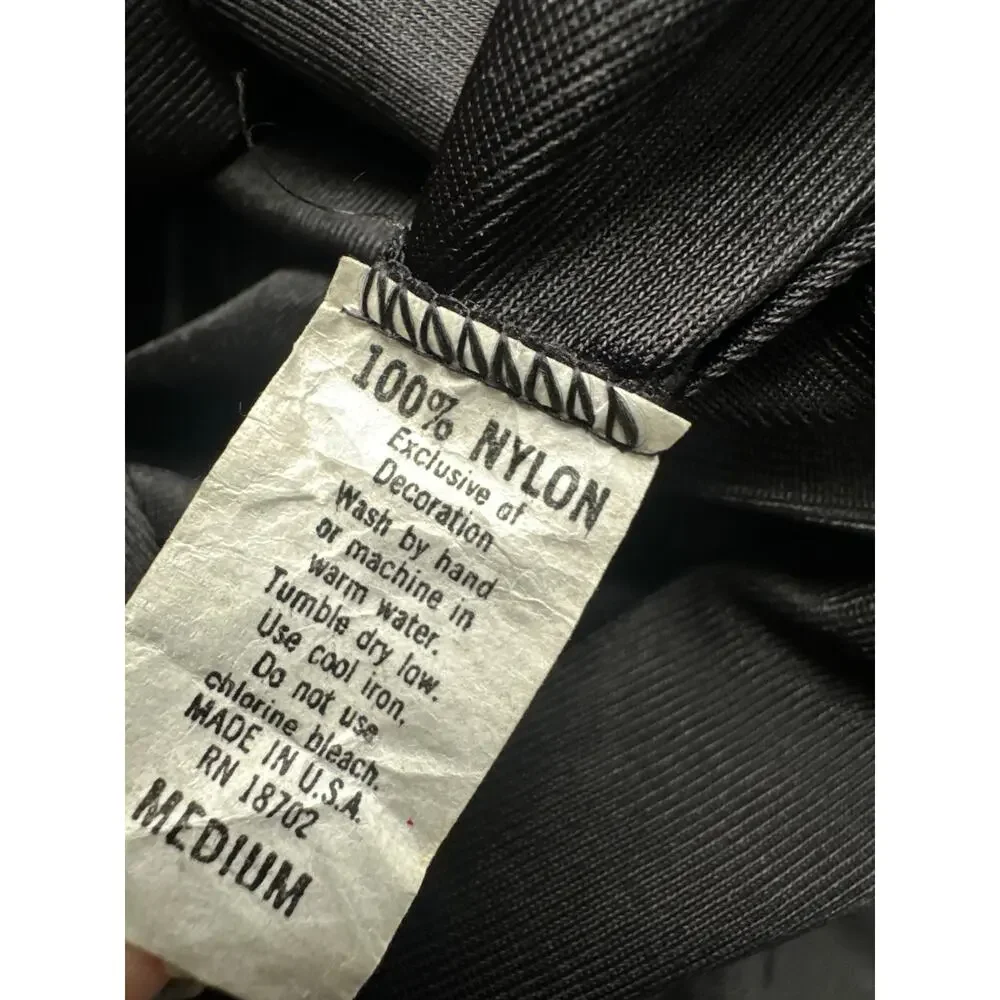 Vintage Traffic Jam Fairy Goth Sheer Negligee Lingerie Black Chemise Size Medium - Picture 11 of 12